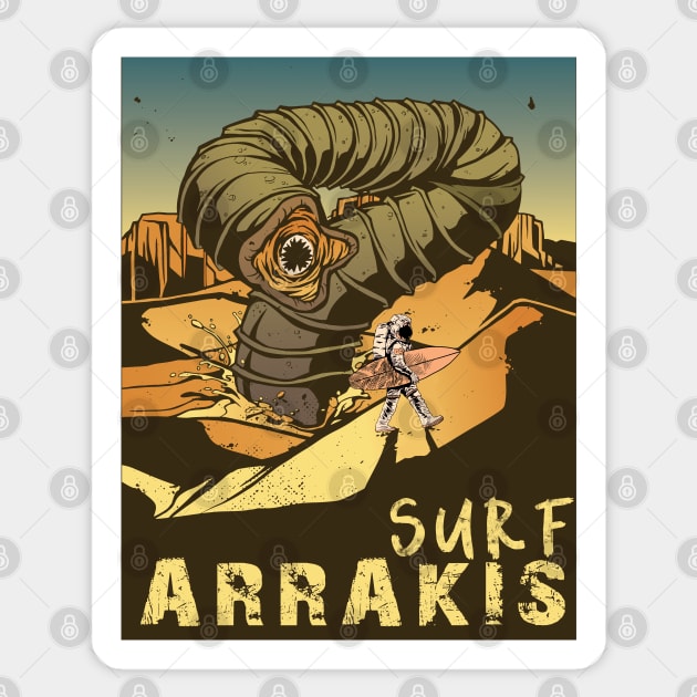 Dune Arrakis surf arrakis sci fi science fiction Sticker by JayD World